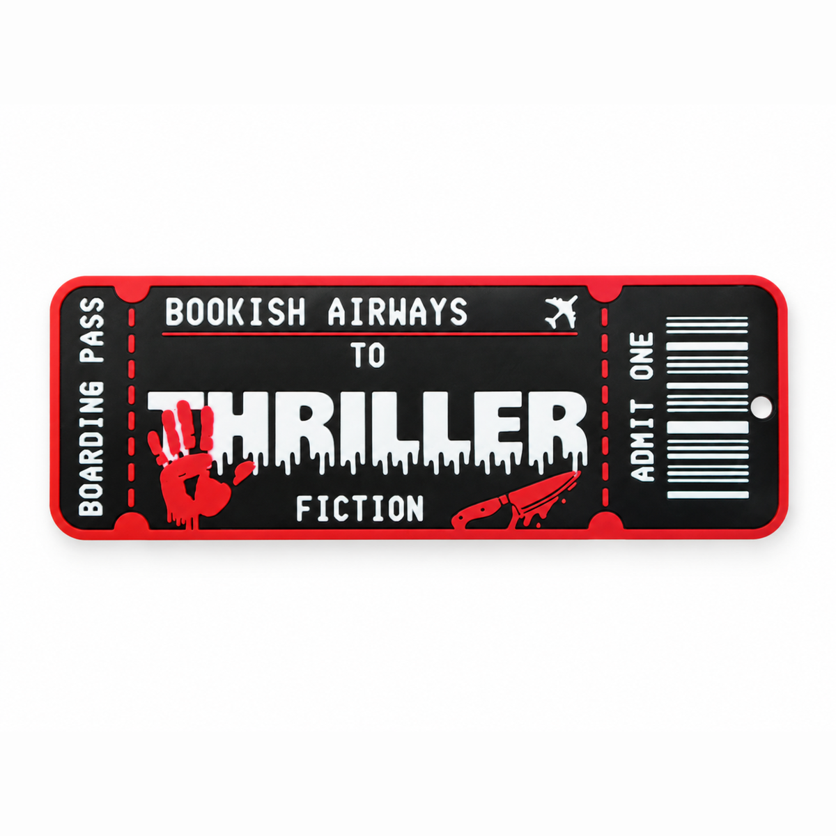 Thriller Boarding Pass Bookmark