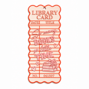 Library Card Bookmarks